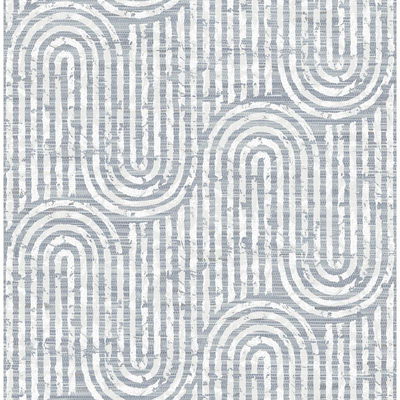 A-Street Prints Trippet Blue Zen Waves Wallpaper