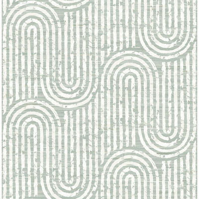 A-Street Prints Trippet Sage Zen Waves Wallpaper