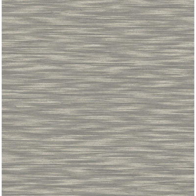 A-Street Prints Benson Brown Faux Fabric Wallpaper