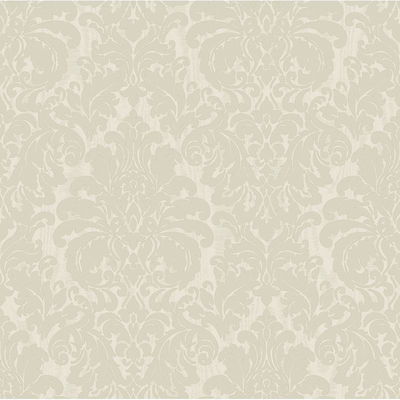 Sirpi Betina White Damask Wallpaper