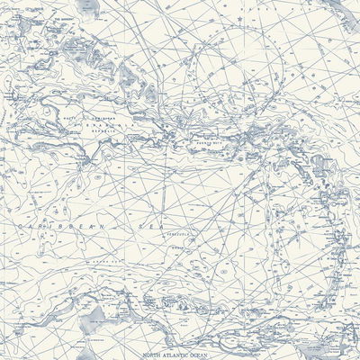 Chesapeake Charts Navy Nautical Chart Wallpaper