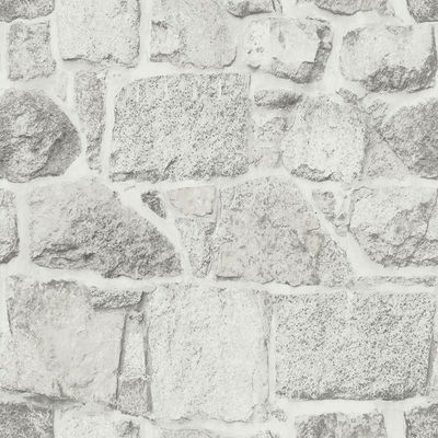 Chesapeake Axelle White Stone Wallpaper