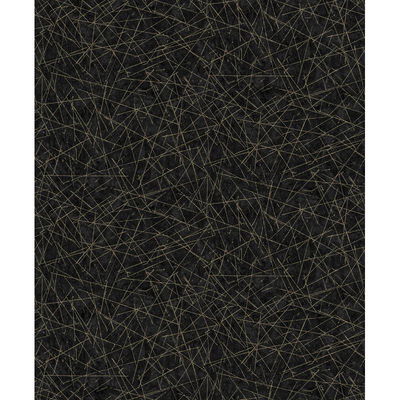 A-Street Prints Bulan Black Abstract Lines Wallpaper