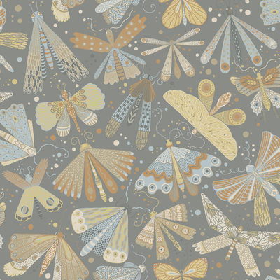 A-Street Prints Flyga Apricot Bonanza Wallpaper