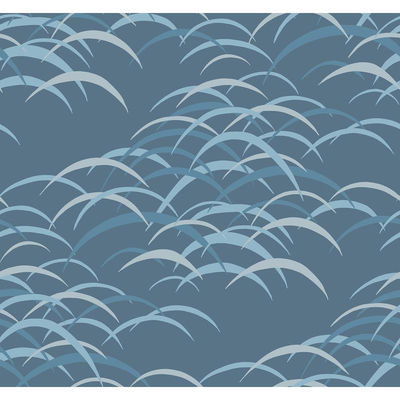 A-Street Prints Kasia Dark Blue Abstract Wallpaper