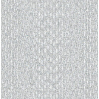 A-Street Prints Lawndale Blue Textured Pinstripe Wallpaper
