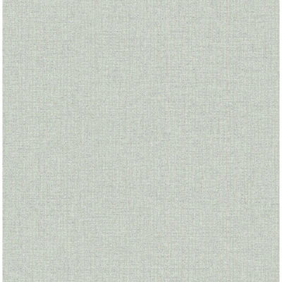 A-Street Prints Lawndale Sage Textured Pinstripe Wallpaper