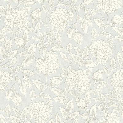 Chesapeake Vadouvan Light Blue Jacobean Trail Wallpaper