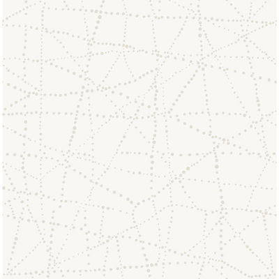 A-Street Prints Alcott Ivory Dotted Wallpaper