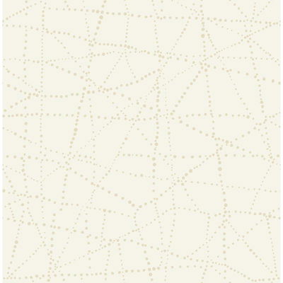 A-Street Prints Alcott Cream Dotted Wallpaper