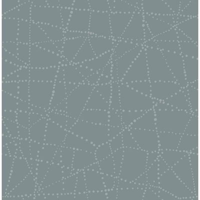 A-Street Prints Alcott Slate Dotted Wallpaper