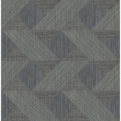 A-Street Prints Presley Black Tessellation Wallpaper