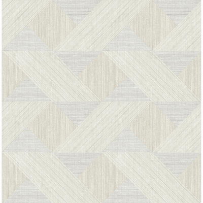A-Street Prints Presley Grey Tessellation Wallpaper