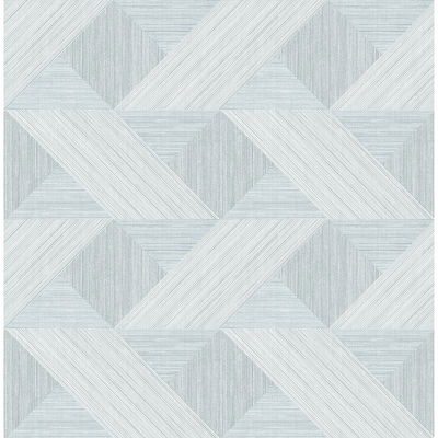 A-Street Prints Presley Light Blue Tessellation Wallpaper