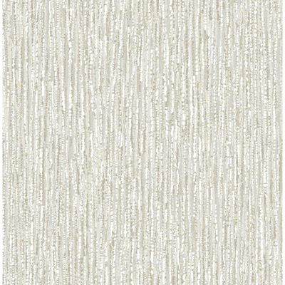A-Street Prints Corliss Neutral Beaded Strands Wallpaper
