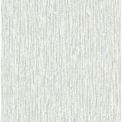 A-Street Prints Corliss Grey Beaded Strands Wallpaper