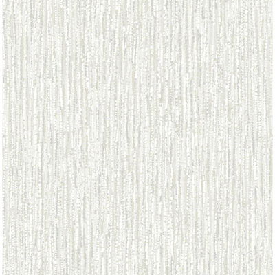 A-Street Prints Corliss Light Grey Beaded Strands Wallpaper