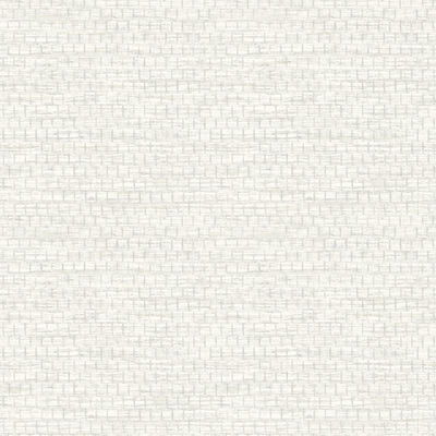 Chesapeake Plaited Grass White Wallpaper