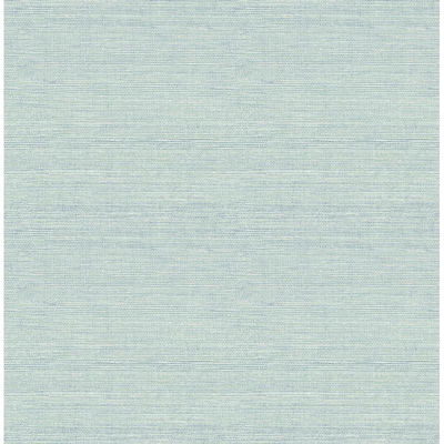 A-Street Prints Agave Aqua Faux Grasscloth Wallpaper