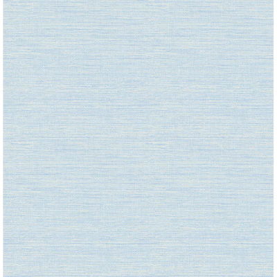 A-Street Prints Agave Blue Faux Grasscloth Wallpaper