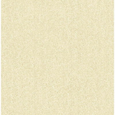A-Street Prints Ashbee Yellow Faux Fabric Wallpaper