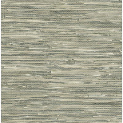 A-Street Prints Exhale Moss Woven Faux Grasscloth Wallpaper