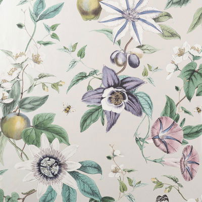 Advantage Sierra Silver Floral Wallpaper