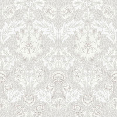 A-Street Prints Myrtle Dove Floral Ogee Wallpaper