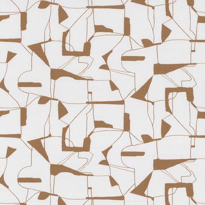 Warner Calder Gold Abstract Wallpaper