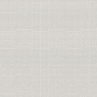 Warner Braxton Dove Geometric Wallpaper
