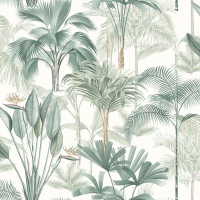 Arthouse Freda Green Palm Trees Wallpaper