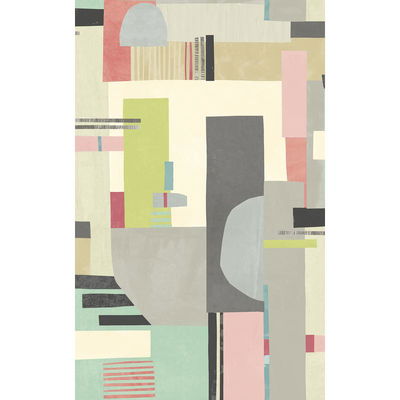 ohpopsi Rhodes Pastel Blocs Wallpaper
