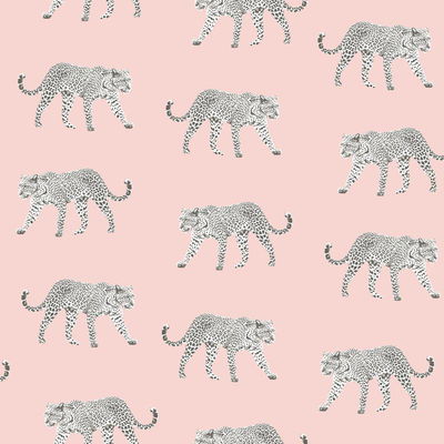 ESTA Home Prowl Pink Jaguars Wallpaper