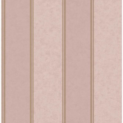 Rydia Pink Stripe Wallpaper