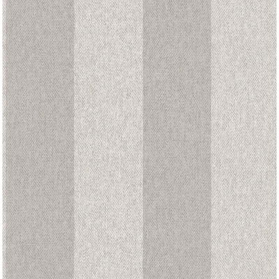 Fine Decor Finn Grey Chevron Stripe Wallpaper