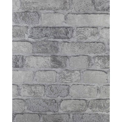 Anaglypta Princess Street Grey Brick Wallpaper
