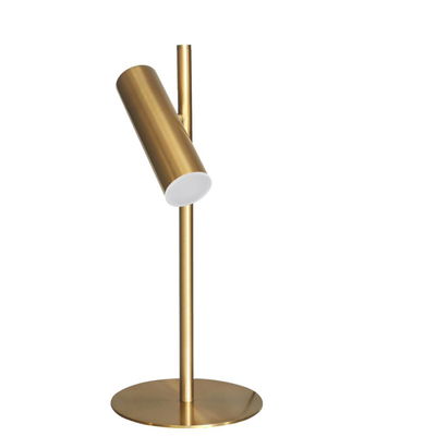 Constance 6W Table Lamp, Aged Brass with Frosted Acrylic Diffuser