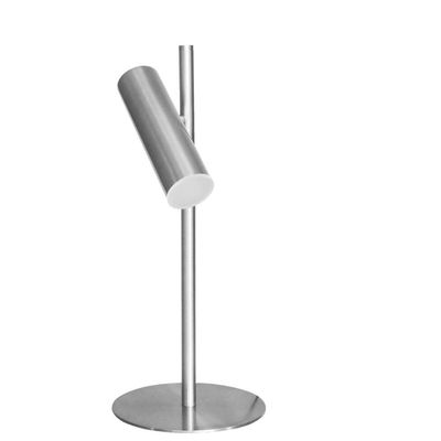 Constance 6W Table Lamp, Satin Chrome with Frosted Acrylic Diffuser