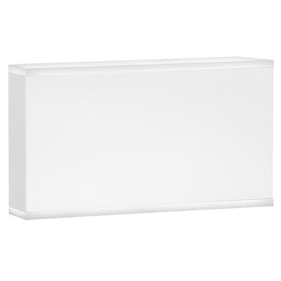 Emery 20W Wall Sconce, Matte White with Frosted Acrylic Diffuser