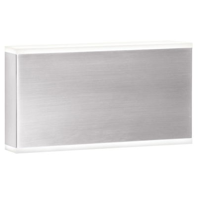 Emery 20W Wall Sconce, Satin Chrome with Frosted Acrylic Diffuser
