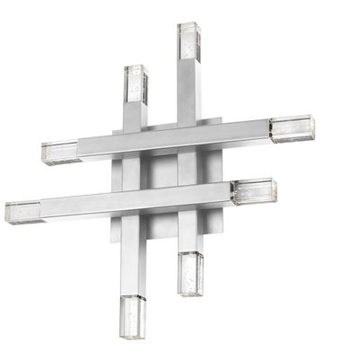Francesca 24W Polished Chrome Wall Sconce w/ Acrylic Diffuser