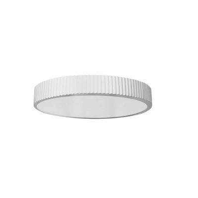 Nabisco 30W LED Flush mount, Matte White with White Acrylic Diffuser