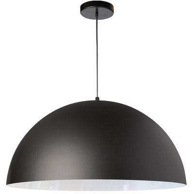Ofelia 1 Light Incandescent Large Dome Pendant, Matte Black
