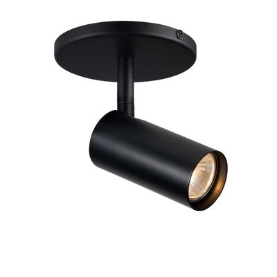 Stanly 1 Light Matte Black Halogen Spotlight