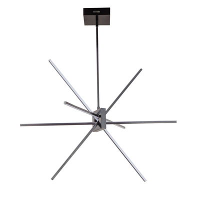 Summit 46W LED Pendant Matte Black with White Acrylic Diffuser