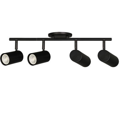 Taylor 4 Light Track Light in Matte Black