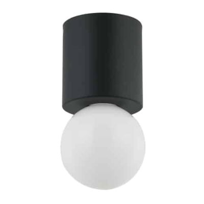 Theron 1 Light Matte Black Flush Mount 
