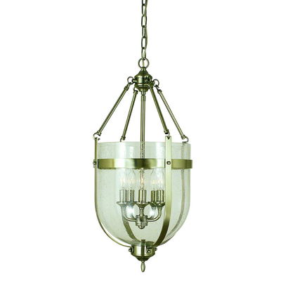 5-Light Antique Brass Hannover Dining Chandelier