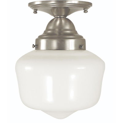 1-Light Antique Brass Taylor Flush / Semi-flush Mount