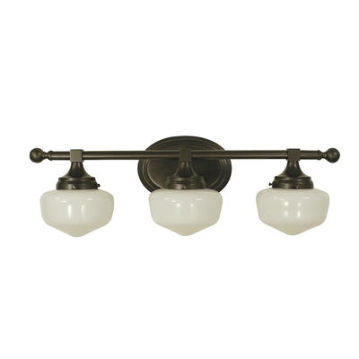 3-Light Antique Brass Taylor Sconce